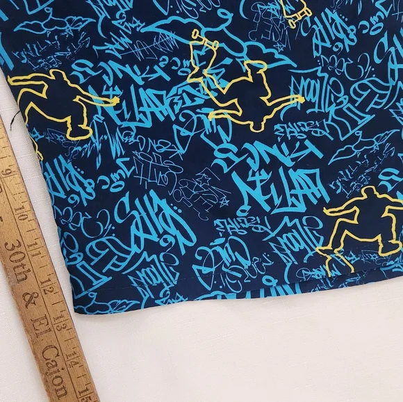 Skateboard AOP All Over Print Vintage STGZ 90s Very Rare Skateboarding Shorts